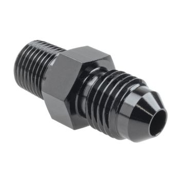 Raceworks AN-4 Male Flare to NPT 1/8in straight RWF-816-04BK