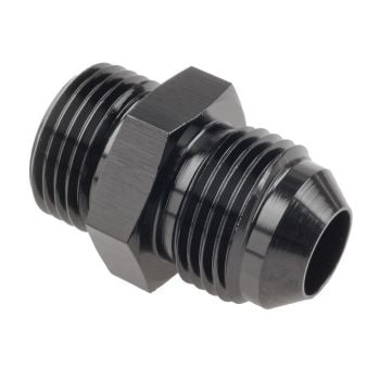 Raceworks Male Flare AN-8 to AN-8 ORB RWF-920-08BK