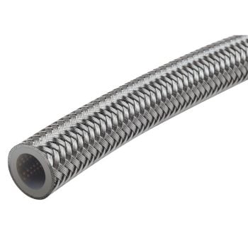 Raceworks Stainless Braided PTFE E85 Hose AN-4 1 Metre RWH-200-04-1M