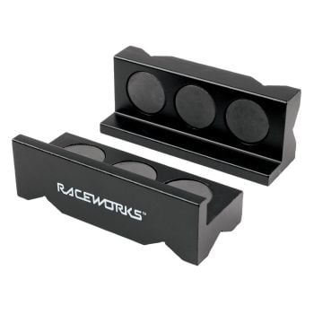 Raceworks Billet Aluminium Vice Jaws (Black) RWT-002BK
