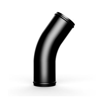 SAAS SAP7645B Aluminium Pipe 76mm ID x 45 Deg Black Anodised