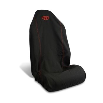 SAAS SC5010 Seat Cover Throw Black Saas Red Logo Large 1Pc