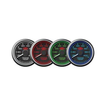 SAAS SG-TT52B Trans Temp Gauge 60 -200 52mm Black Muscle Series
