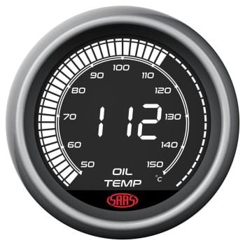 SAAS SG41221 Oil Temp Gauge 50-150C 52mm Digital Series