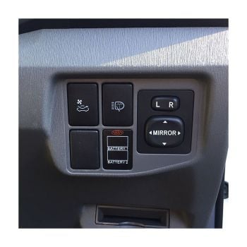 SAAS SG81514 Dual Volt Digital Switch Gauge 8v-18v Carling 49 x 24