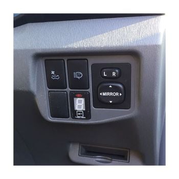 SAAS SG81803 Turbo Timer Digital Switch Gauge Auto Nissan 39 x 23