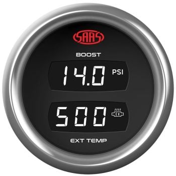 SAAS SG911240 Dual Digital Gauge Boost/EGT Trax