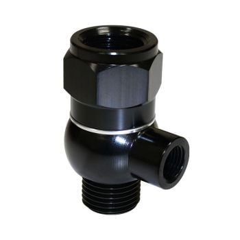 SAAS SGA1002 LS Oil Pressure Adaptor M16 X 1.5 Black