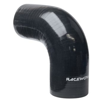 Raceworks 90deg 2.5in (63mm) Black SHE-090-250BK