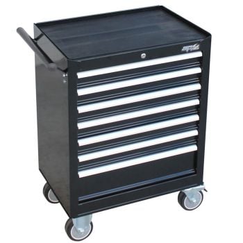 SP Tools Custom Series Roller Cabinet 7 Drawer Black/Chrome SP40104