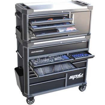 SP Tools Tech Series Tool Kit 346pc Met/SAE Diamond Black SP52384DX