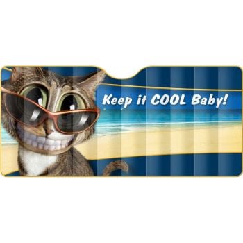 TW Interior Sun Shade 145cm x 70cm Twisted Whiskers