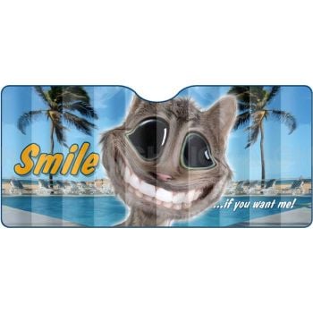 TW Interior Sun Shade 145cm x 70cm Twisted Whiskers