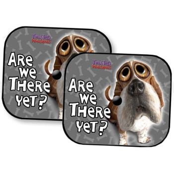 TW Side Sun Shades 44cm x 36cm each Twisted Whiskers