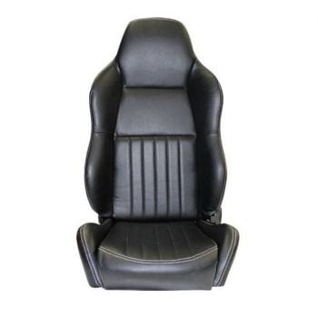 Autotecnica SSBH03 Classic High Back PU Leather Seats Pair