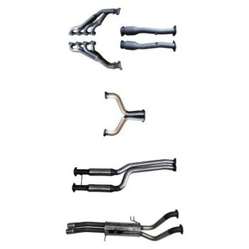 Manta Exhaust BA BF V8 4V Ute 2.5in Dual with Extractors HotDog/Muffler