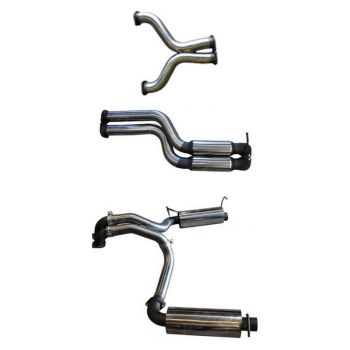 Manta Exhaust FG GT V8 Sedan 3in L & R CatBack HotDog/Muffler