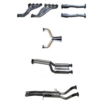 Manta Exhaust FG 5.4L V8 Ute 2.5in Dual with Extractors Muffler/Muffler