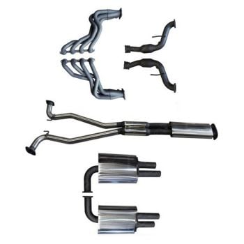 Manta Exhaust VF V8 Sedan Wagon 2.5in with Extractors Muffler/Muffler
