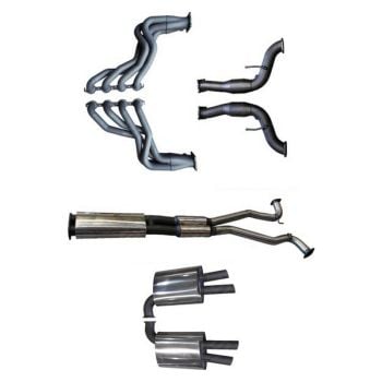 Manta Exhaust VF HSV V8 Sedan Wagon 3in with Extractors Muffler/Muffler