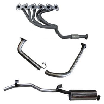 Manta Exhaust HZJ75 78 Landcruiser Extractors & 2.5in