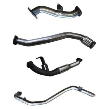 Manta Exhaust HDJ80 1HD Wagon 3in From Turbo Back HotDog