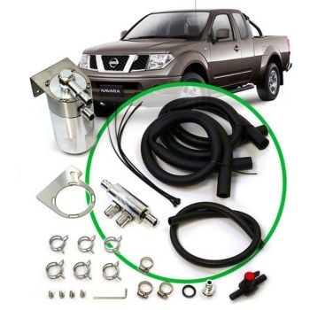 SAAS ST4105-1015 Oil Catch Tank Full Kit suit Navara D40 2.5L 2005-2015