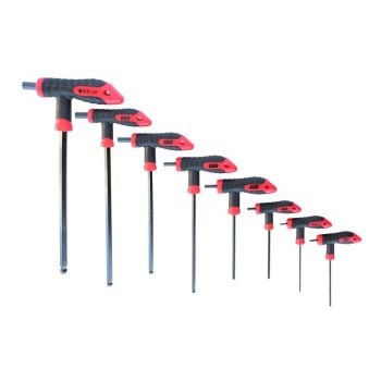888 Tools T-Handle Hex Key Set SAE 8pc T834706