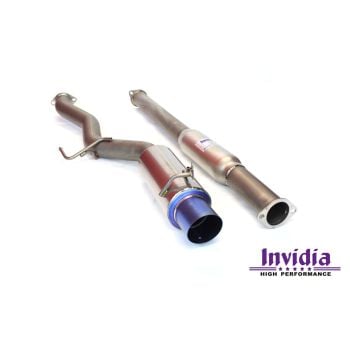 Invidia Titan G5 Cat Back Exhaust Titanium fits Mitsubishi EVO 7-9 CT9A TCB-HS03ML8TTG