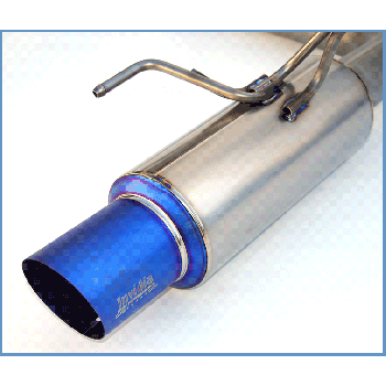 Invidia Titan G5 Cat Back Exhaust Titanium fits Subaru WRX/STI Hatch Single Outlet 2009-on TCB-HS08SW5TTG