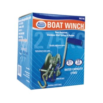 Ark Boat Winch Gear Ratio 3:1 275kg W273C