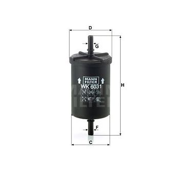 Mann Fuel Filter WK6031