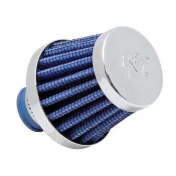 K&N Filters 62-1600BL Vent Air Filter/Breather 3/8".5"ID Flange X 2"OD B X 1.75"H X 1.5" TP CR