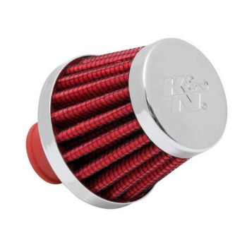 K&N Filters 62-1600RD Vent Air Filter/Breather 3/8".5"ID Flange X 2"OD B X 1.5"T X 1.75"H CR
