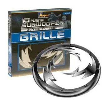 Aerpro ACG10 10" gun metal plastic grille