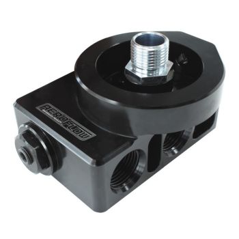 Aeroflow Billet Remote Filter & Oil Thermostat
