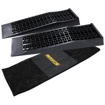 Aeroflow Low Profile Car Ramps PairWith Mesh Bag