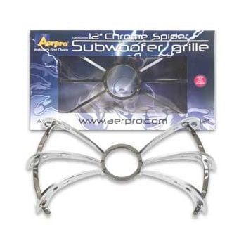 Aerpro ASG12 Chrome spider subwoofer grille