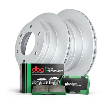 DBA Street Standard Brake Rotors & Pads Package (DBA418 DB1678SP)