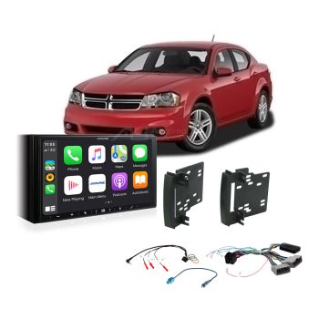 Dodge Avenger 2007-2009 Car Stereo Upgrade Alpine Kenwood JVC Pioneer Sony