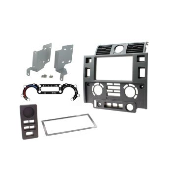 Aerpro FP8468 Double DIN Facia Kit to suit Landrover Defender Matte Black