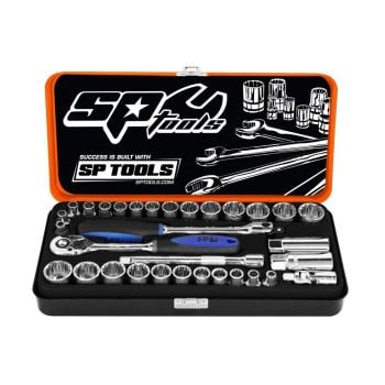 SP Tools Socket Set 3/8" Drive 6pt Metric/SAE 32pc SP20202