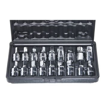 SP Tools Oil Drain Plug Key Set 3/8" Drive 18pc SP20215
