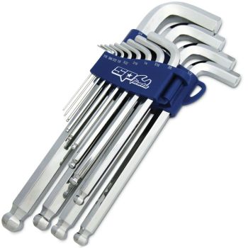 SP Tools Jumbo Magnetic Ball Drive Hex Key Set SAE Chrome 13pc SP34527