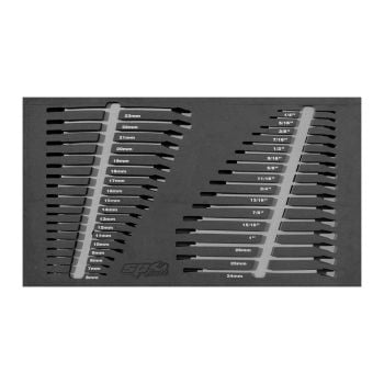 SP Tools EVA Foam Tool Storage 34pc Metric/SAE Spanners SP50918