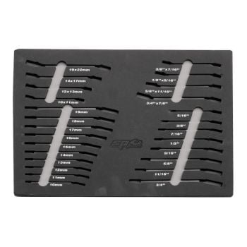 SP Tools EVA Foam Tool Storage 26pc Metric/SAE Spanners SP50920