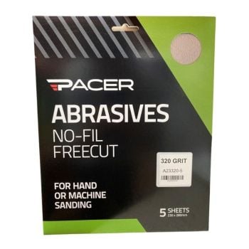 Pacer No-Fil Freecut Sandpaper 320 Grit 5Pk A23320-5