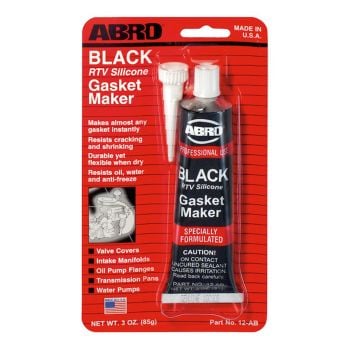 ABRO 12-AB RTV Silicone Gasket Maker Black 85g Tube