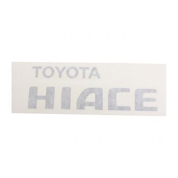 ACP Genuine Tail Gate Emblem fits Toyota Hiace TRH201R / KDH200/201/220R LWB 1/2005-2/2019