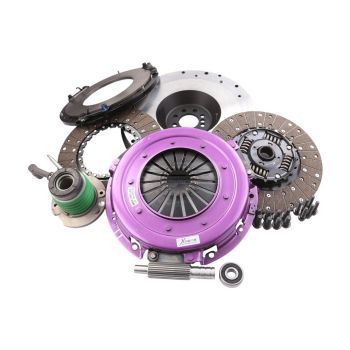 Xtreme Clutch KCR27636-2A Sprung Organic Twin Plate Clutch Kit suit Chev Camaro 6Th Gen with Flywheel & CSC